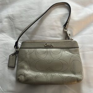 Coach Wristlet Beige